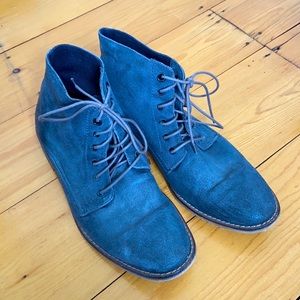 Suede dress shoes